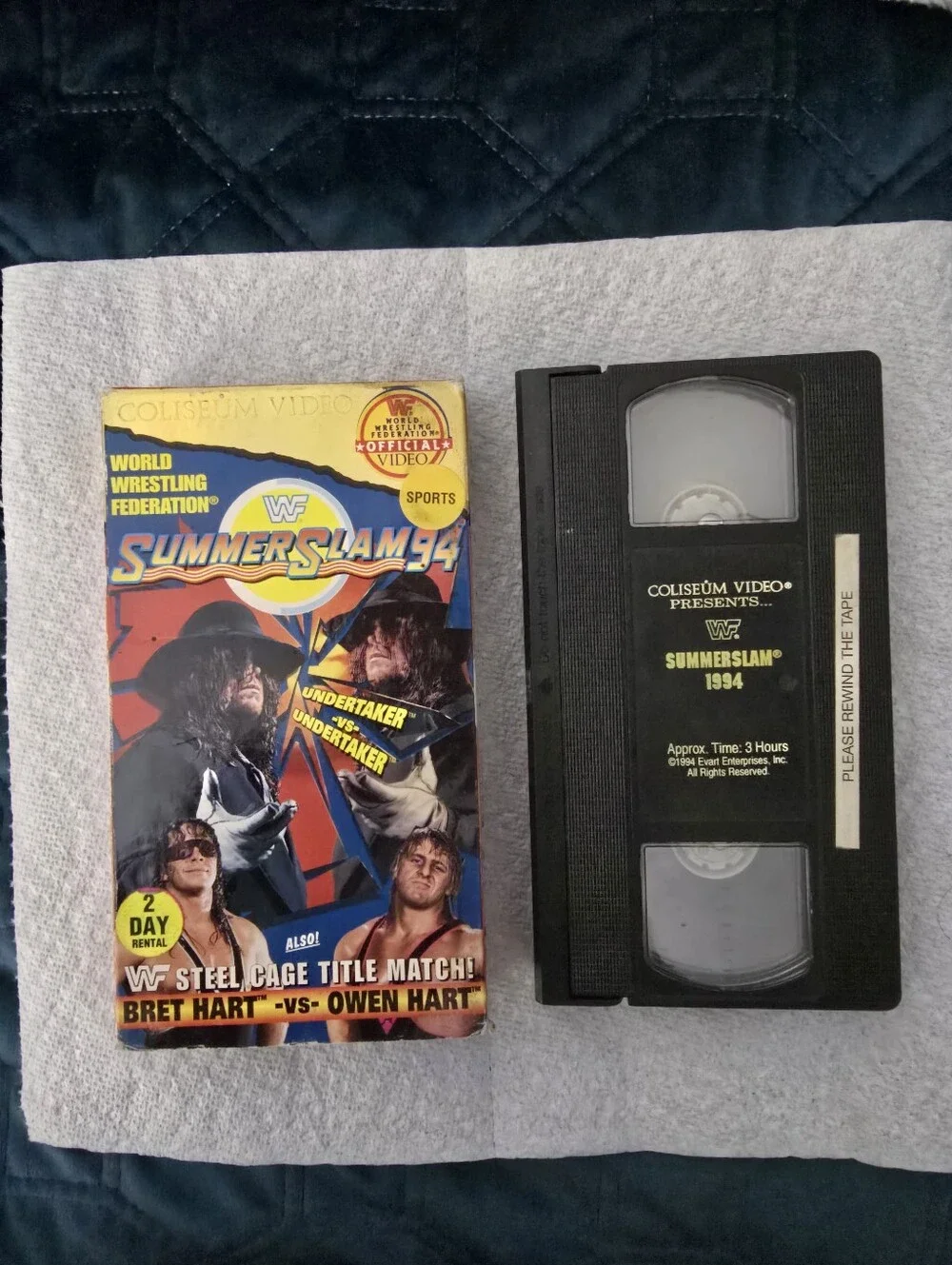 WWF - Summerslam 94 (VHS, 1994) "RARE" OOP WWE UNDERTAKER - Picture 5 of 5
